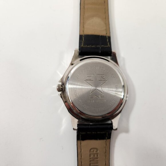 Purolator Courier Wrist Watch Lot of 2 Blue & Leather Bands Gift Novelty Vtg - Picture 7 of 13